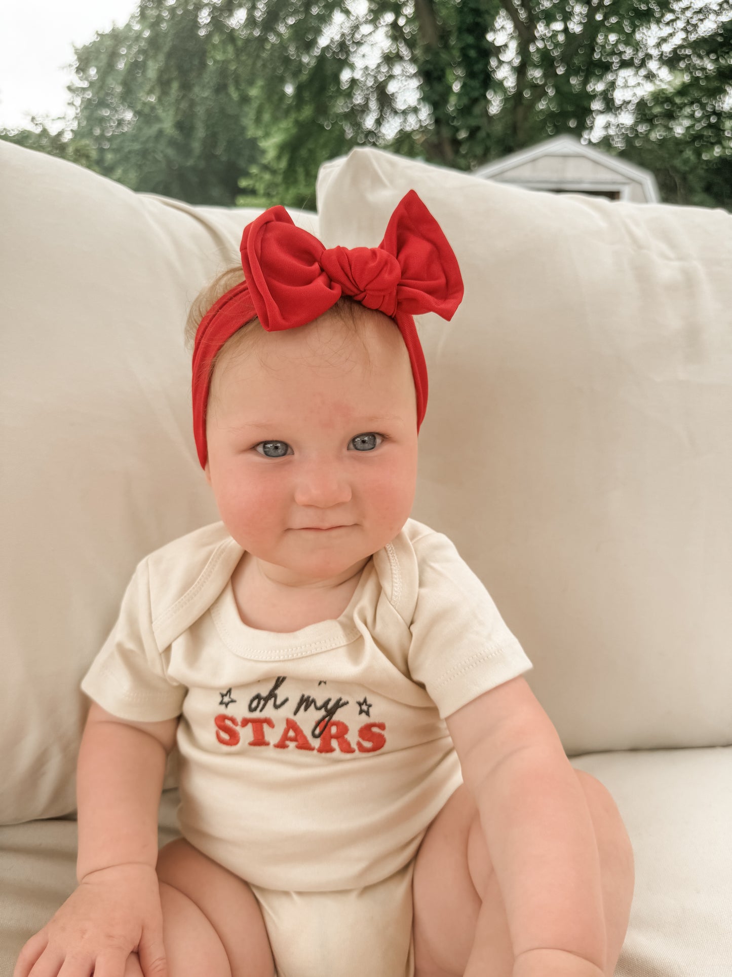 Firecracker Chunky Bow