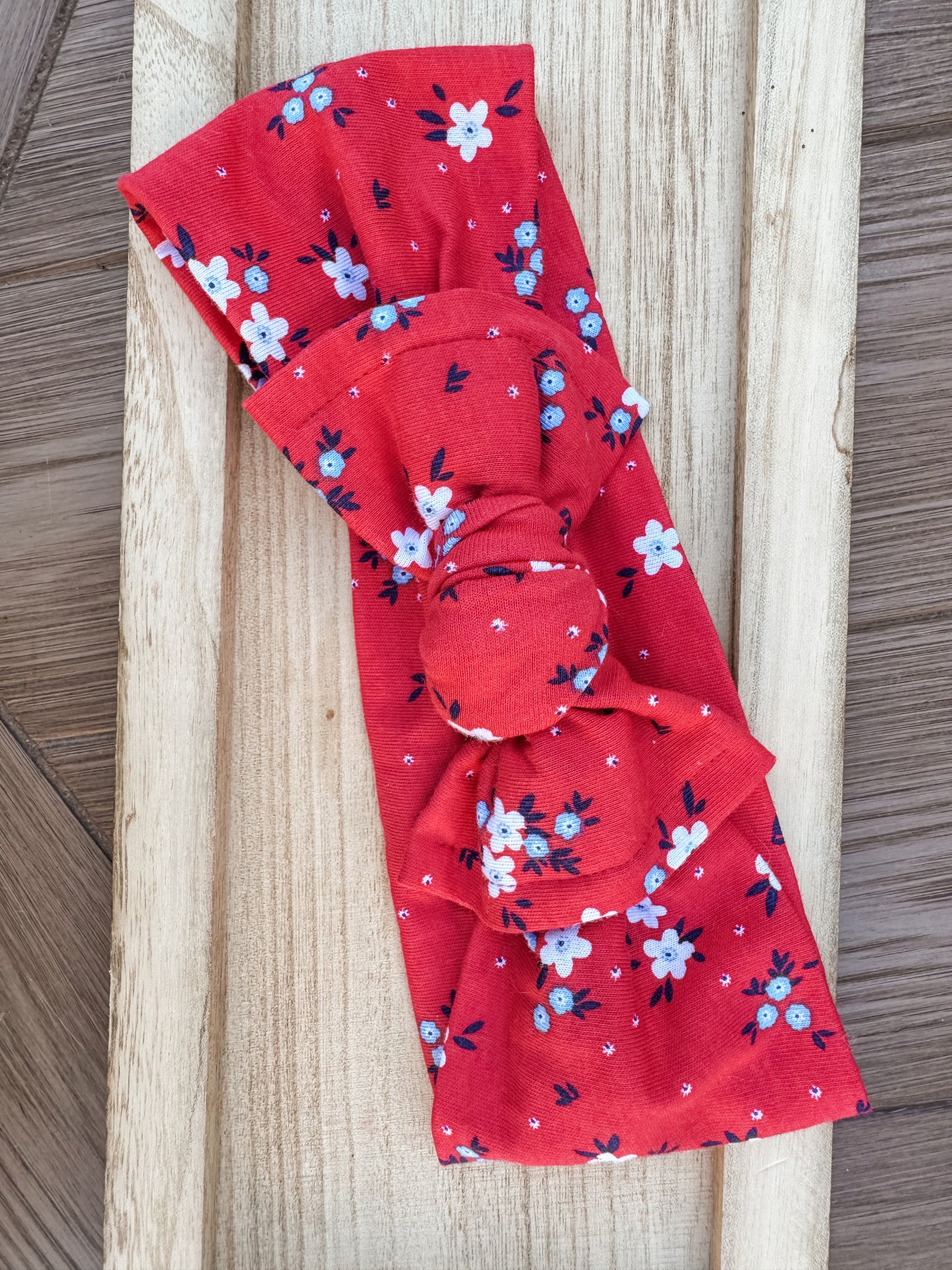 Floral Freedom Chunky Bow