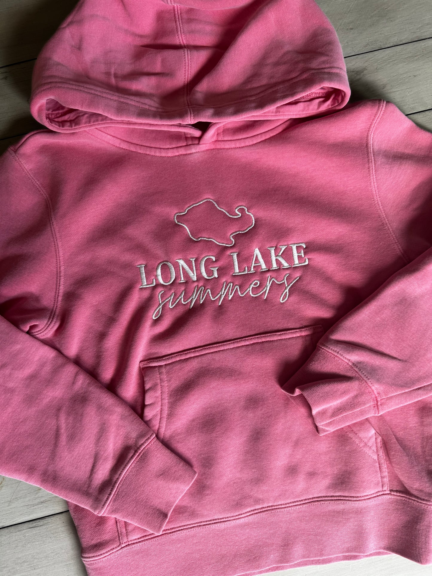 Long Lake Summers Youth Hoodie | MADE TO ORDER | Multiple Color Options