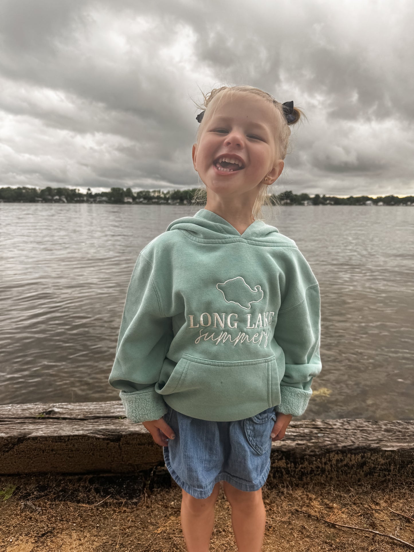 Long Lake Summers Youth Hoodie | MADE TO ORDER | Multiple Color Options