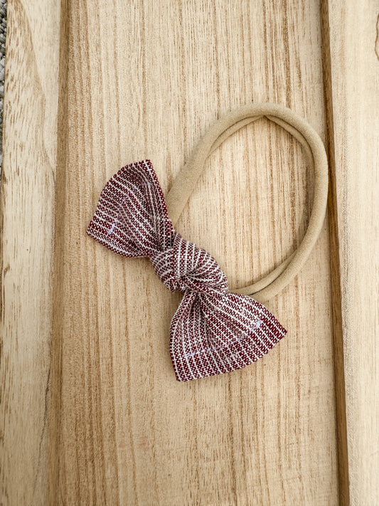 Garnet Grace Classic Bow