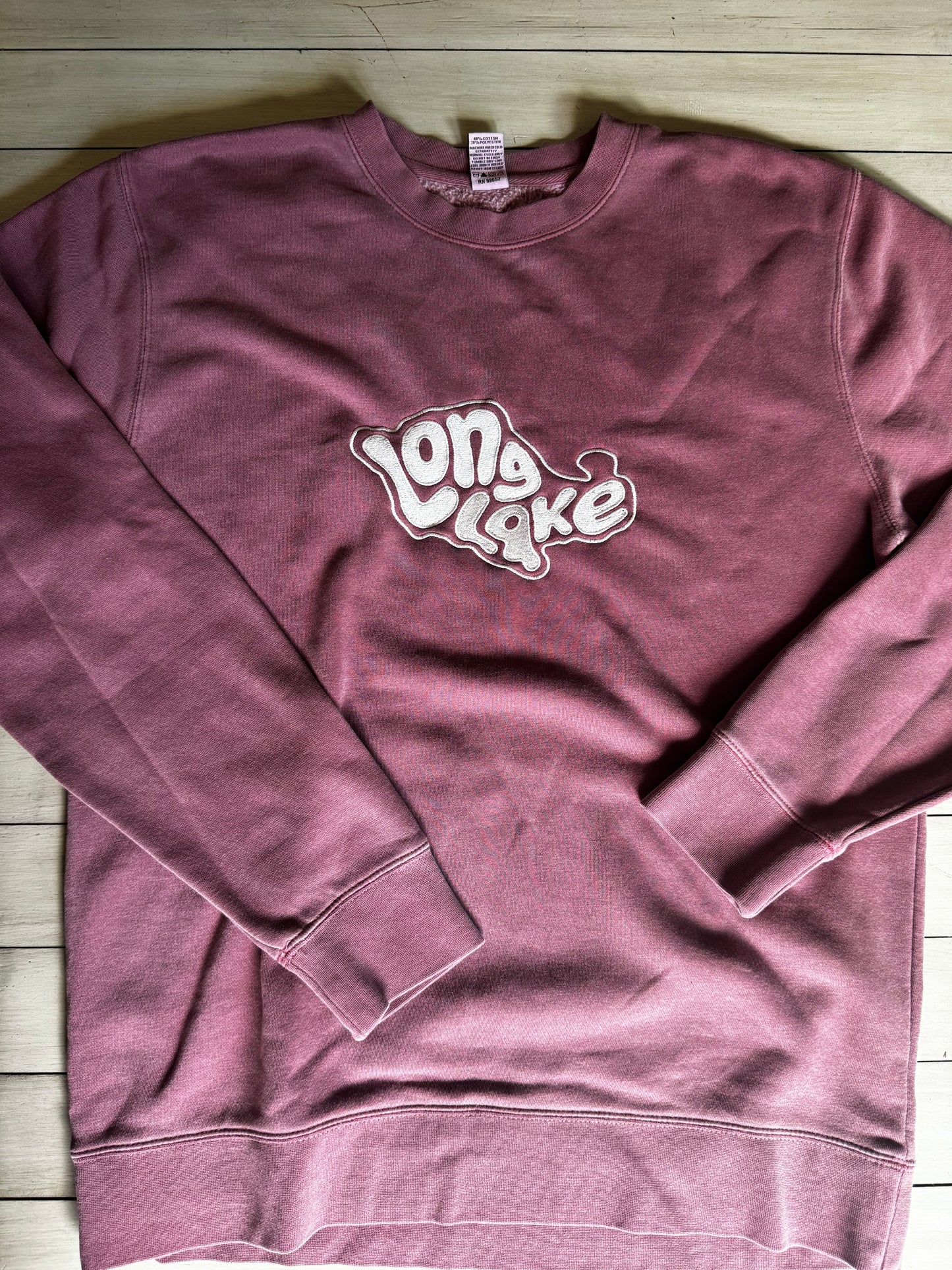 Retro Long Lake Adult Crewneck/Hoodie | MADE TO ORDER | Multiple Color Options