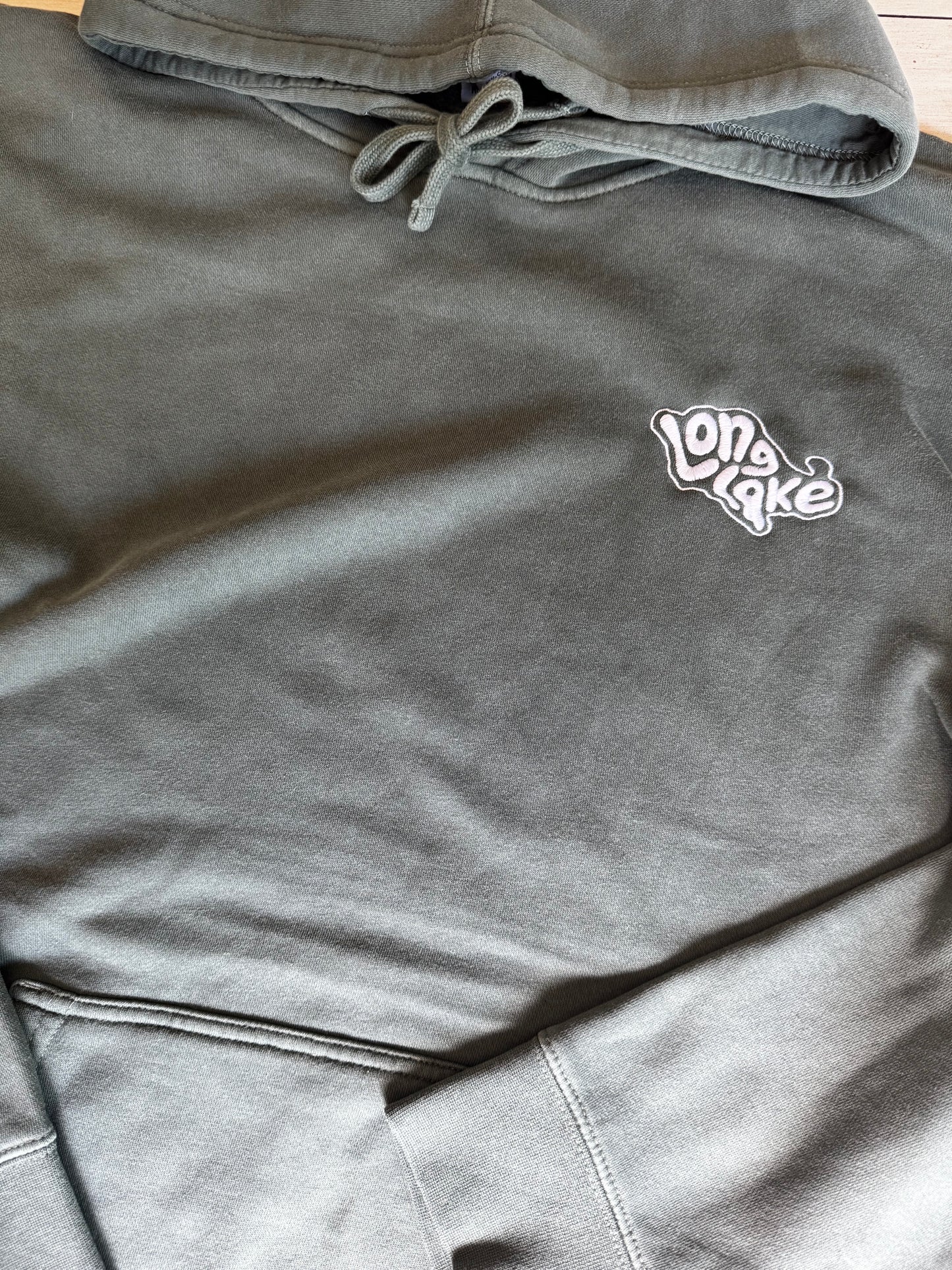 Retro Long Lake (Chest) Adult Crewneck/Hoodie | MADE TO ORDER | Multiple Color Options
