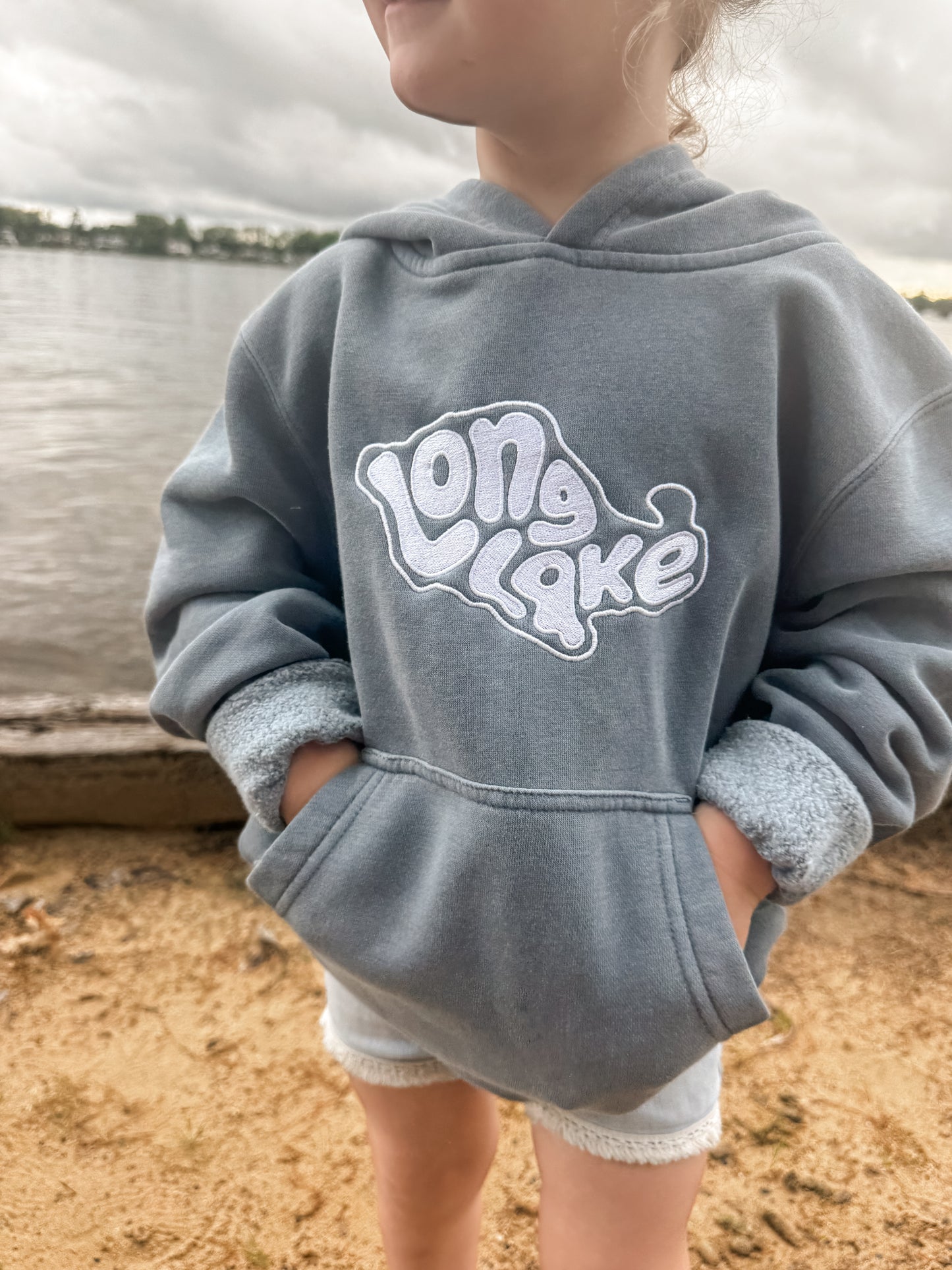 Retro Long Lake Youth Hoodie | MADE TO ORDER | Multiple Color Options