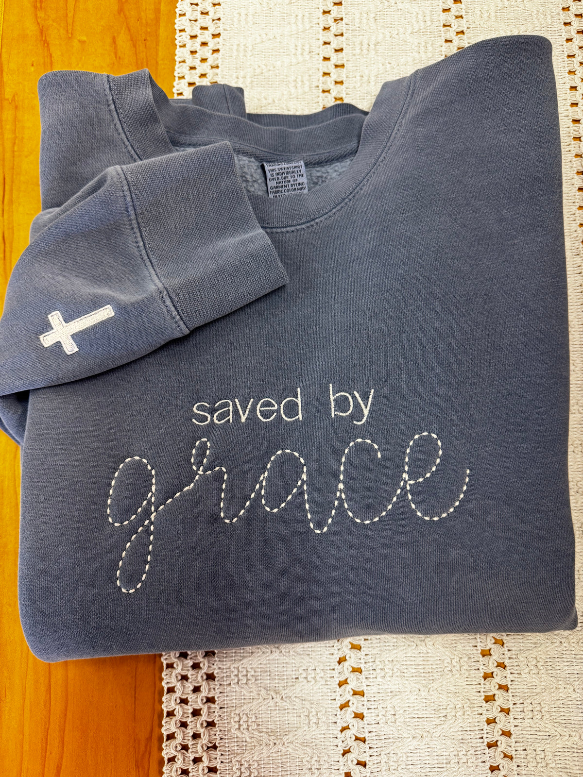 Saved by Grace Crewneck | MADE TO ORDER