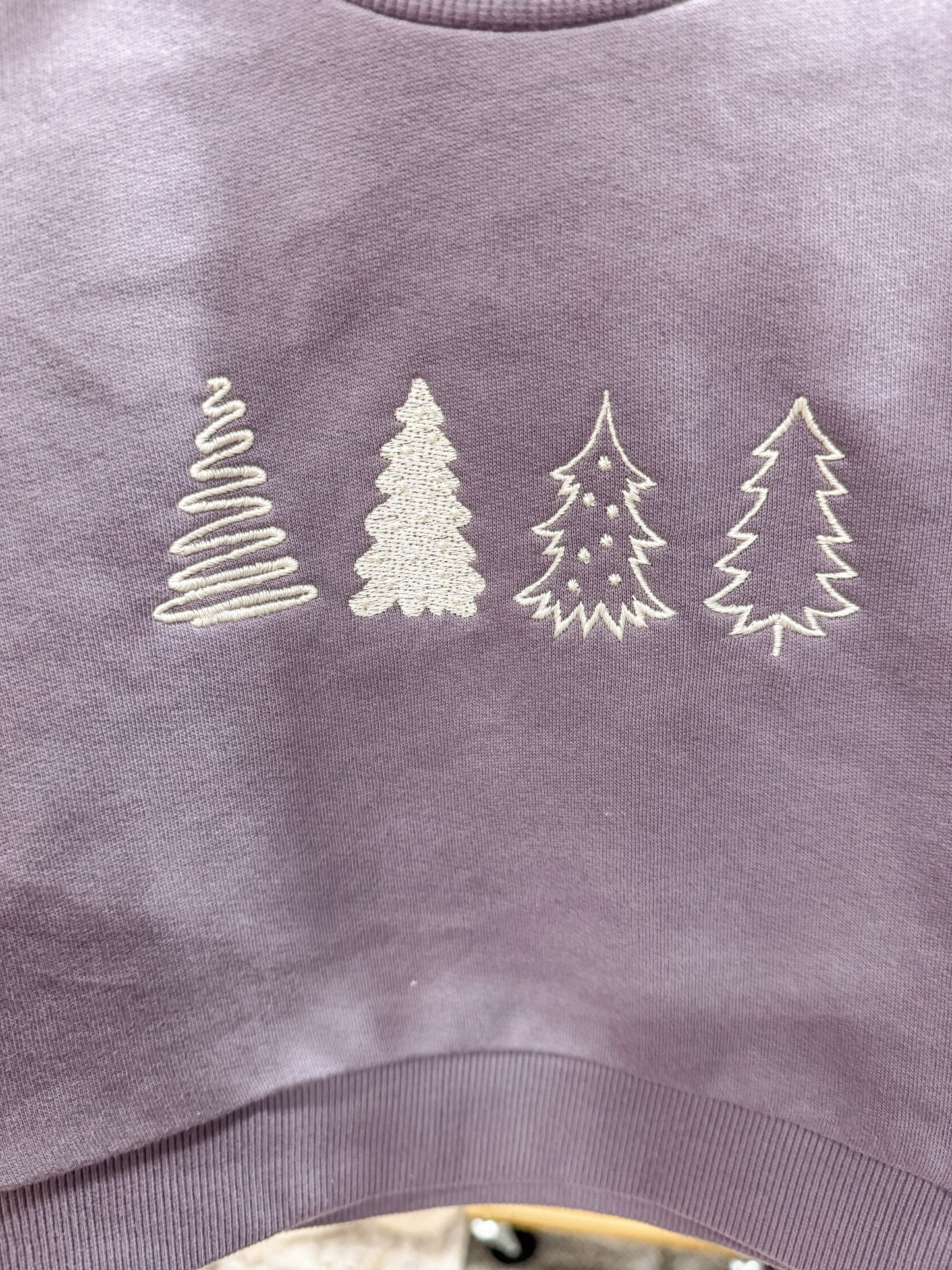Holiday Trees | Ruffled-Sleeve | Fog