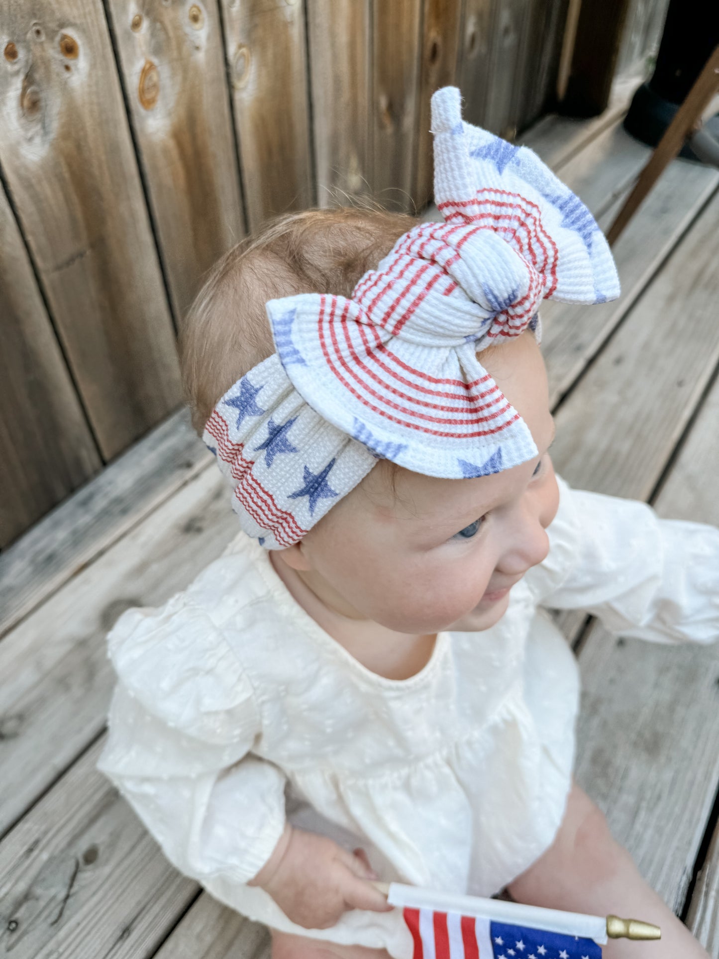 Vintage Americana Chunky Bow