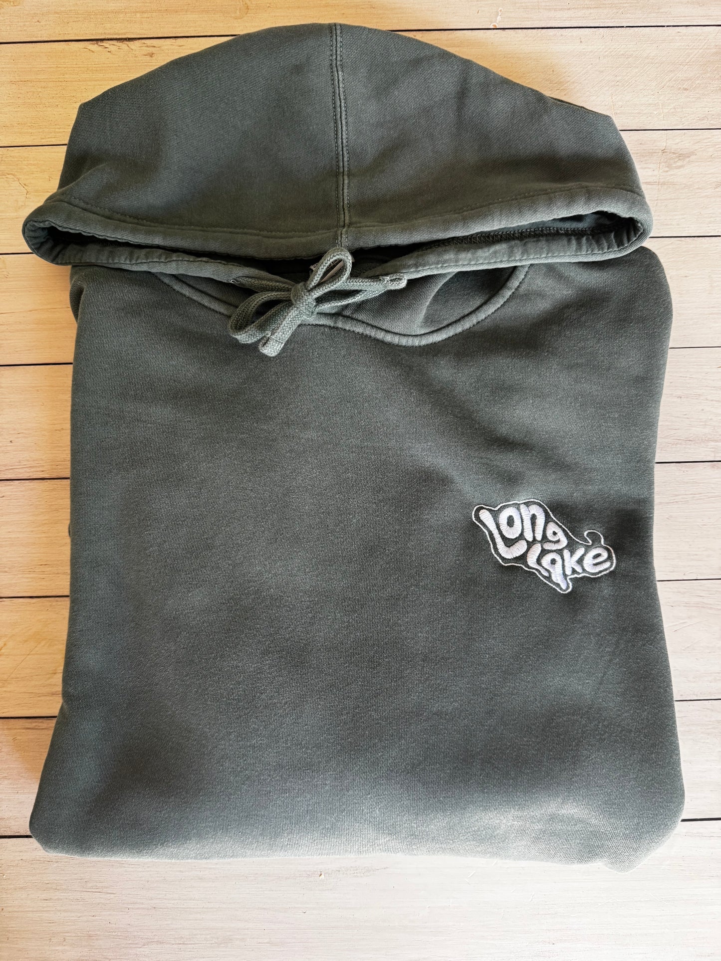 Retro Long Lake (Chest) Adult Crewneck/Hoodie | MADE TO ORDER | Multiple Color Options