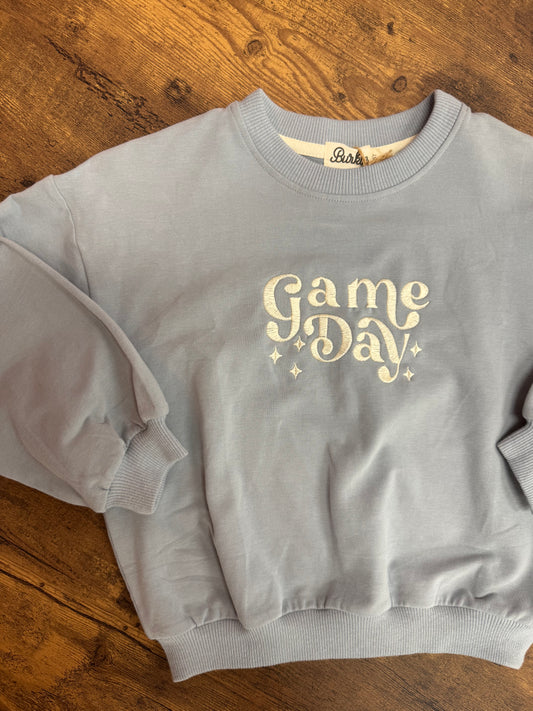 Game Day | 6T | Steel Blue Crewneck