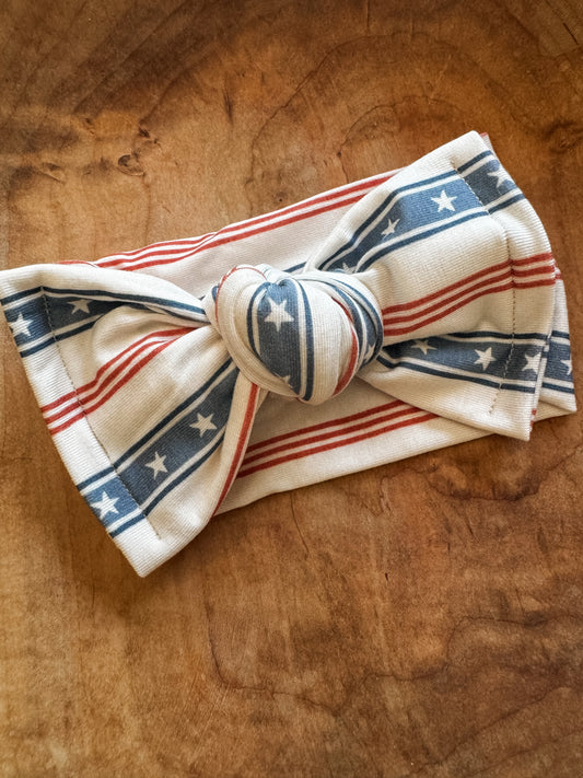 Vintage Americana Bamboo Chunky Bow
