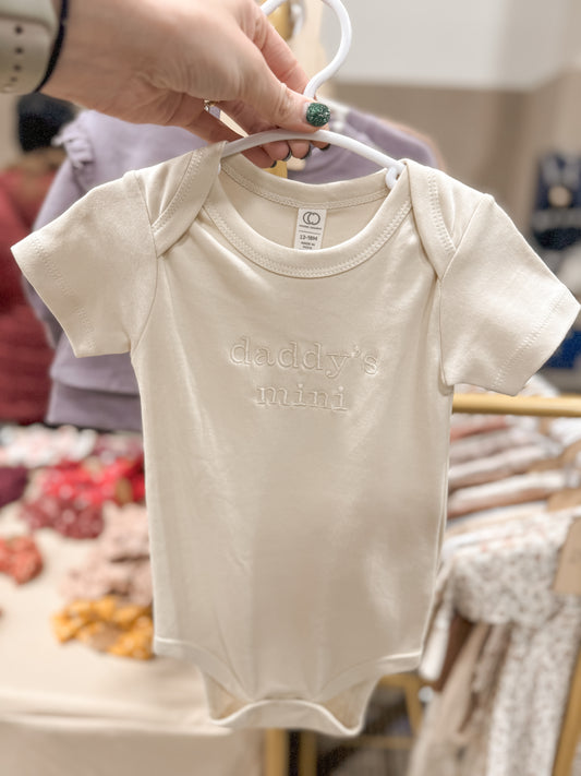 daddy’s mini Onesie | Ivory