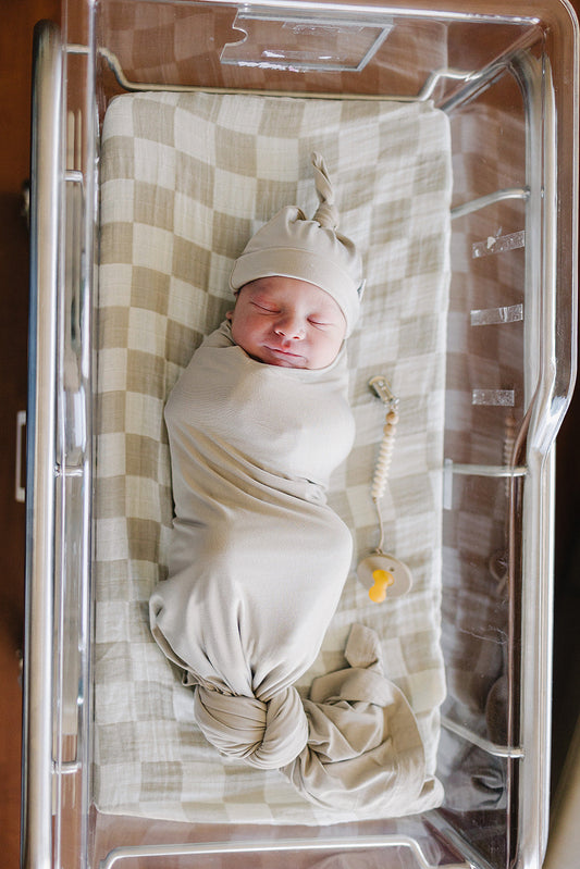 Oatmeal Bamboo Stretch Swaddle