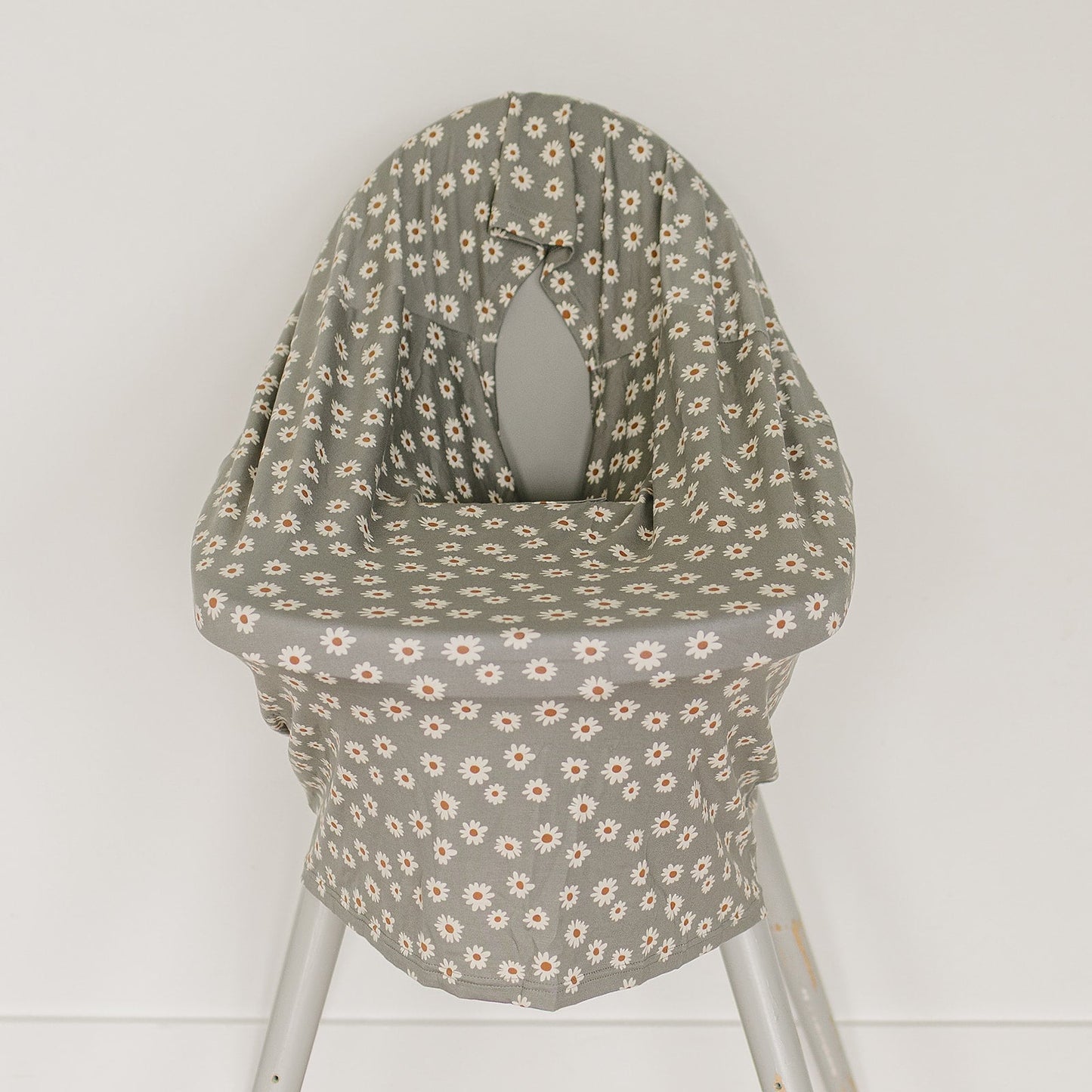 Light Green Daisy Bamboo Multi-Use Cover