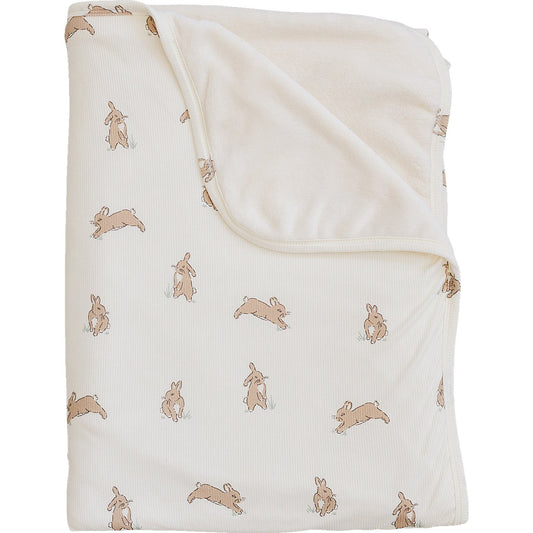 Bunny Ribbed Bamboo Fleece Quilt