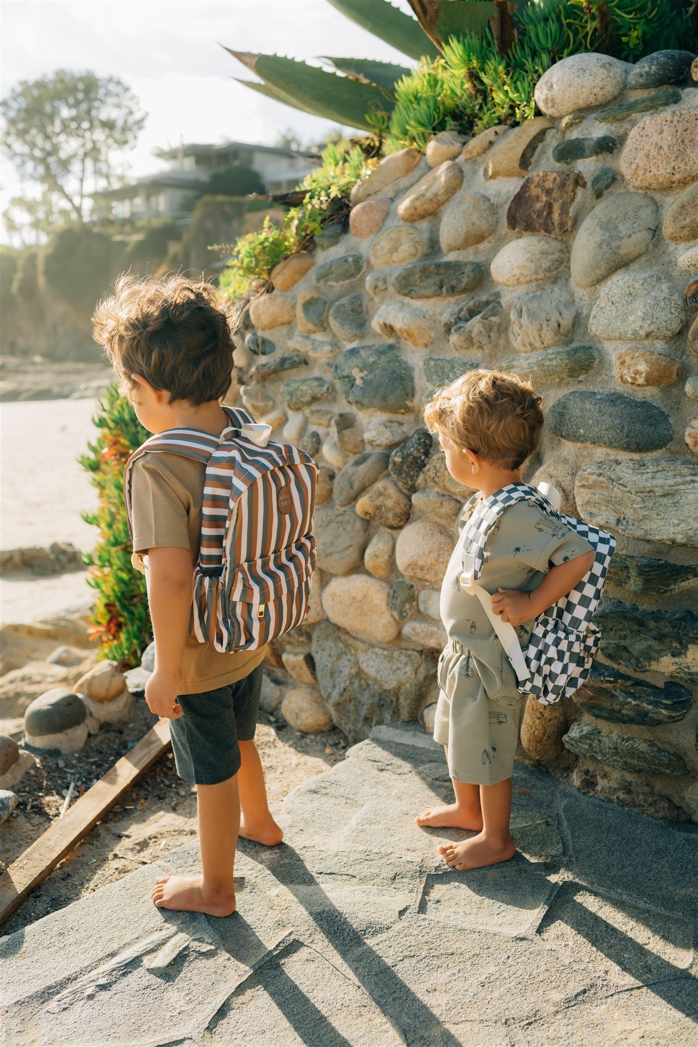 Green Daisy Mini Backpack